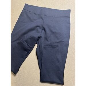 American Giant Pants Womens Size 12pBlack Stretch Casual Crop Minimalist Pull On